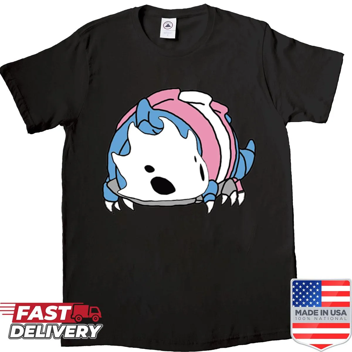 Shirt featuring the Bell Beast from Hollow Knight Silksong.