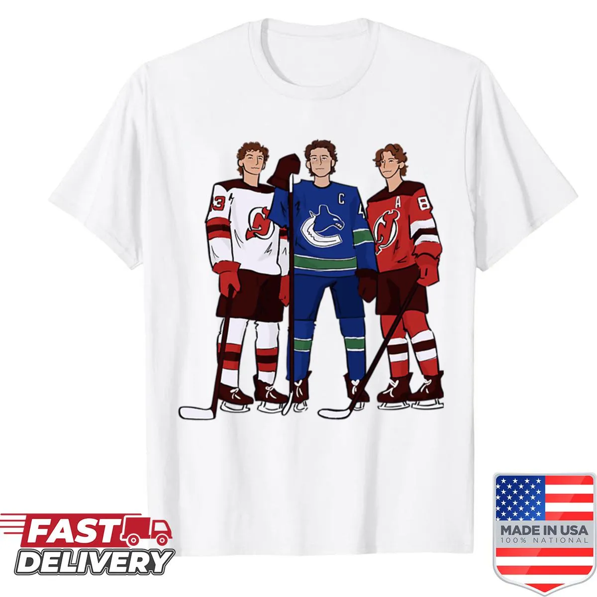 Minimalist jersey shirt honoring the Hughes Brothers