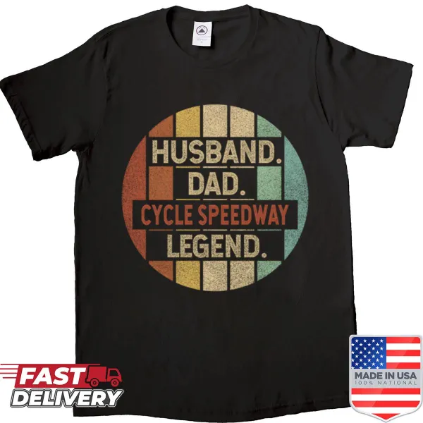 Oversized shirt with Cycle Speedway Legend text