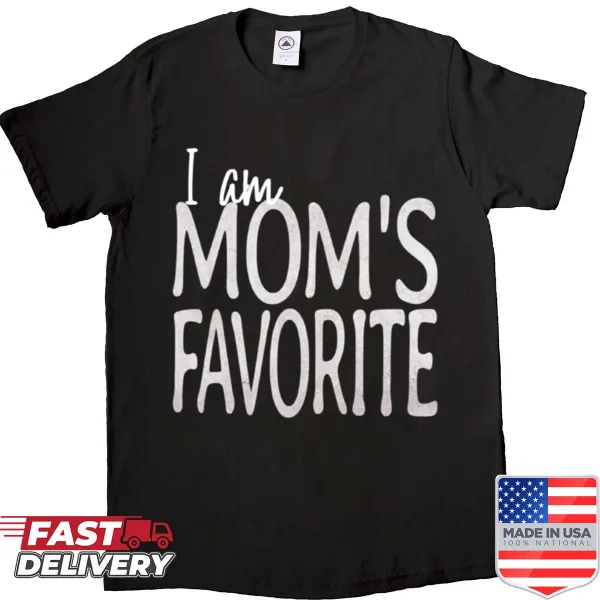 Wholesome shirt declaring status as mom's favorite