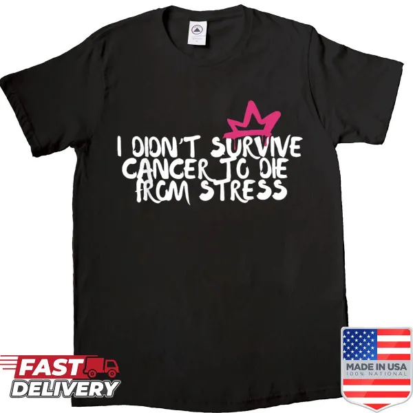 Empowering text about cancer survival on a tee