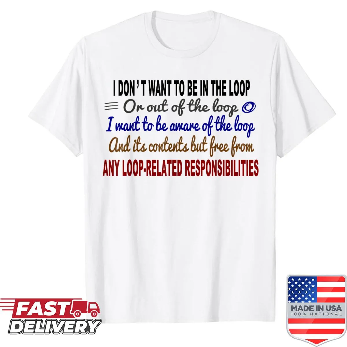 Text-based shirt with an introvert humor quote.