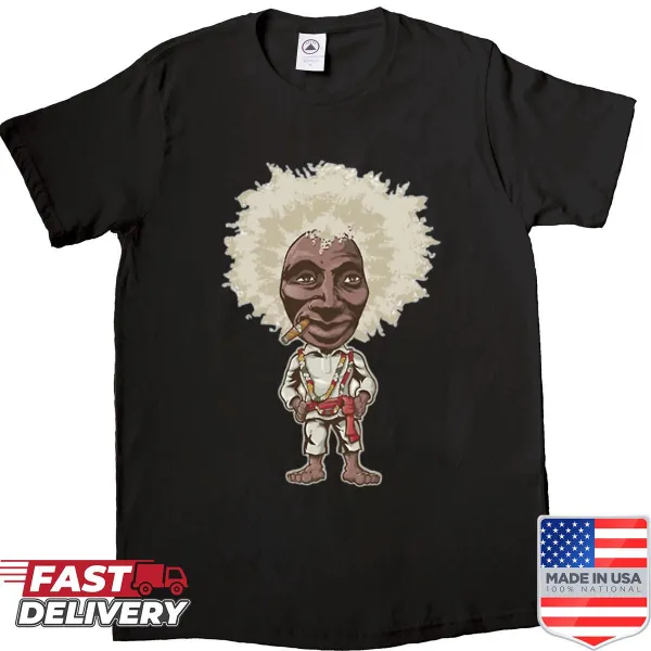 Humorous typography on Jobu Active shirt.
