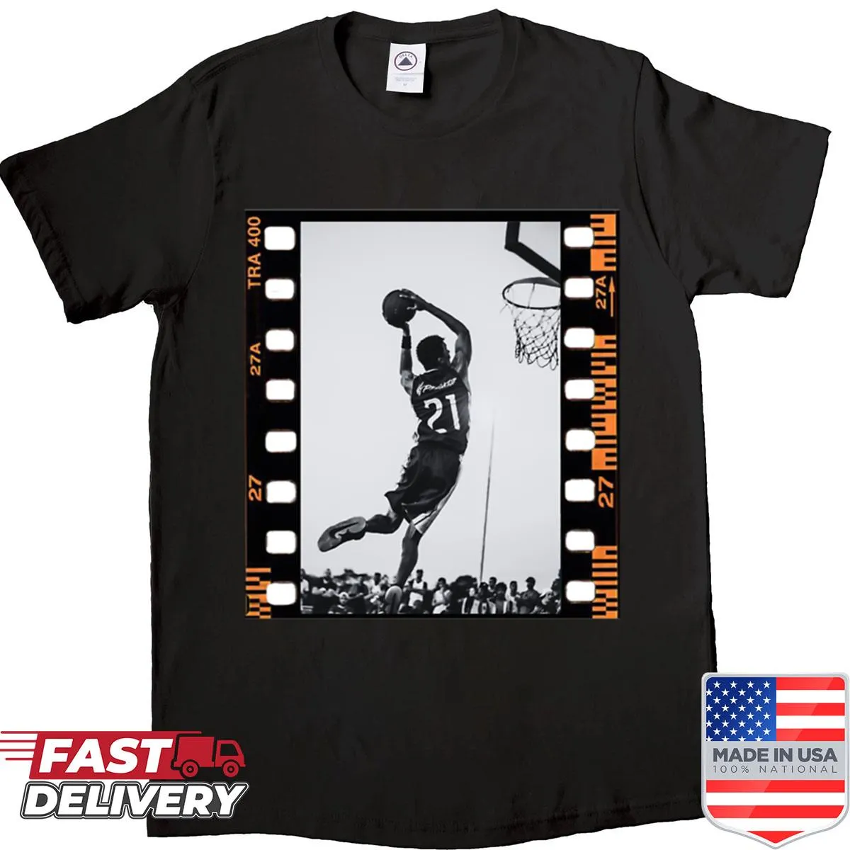 Typography design with the phrase 'Jump To Win' on a shirt.