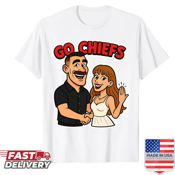 Funny Kansas City Chiefs fan art graphic on a shirt