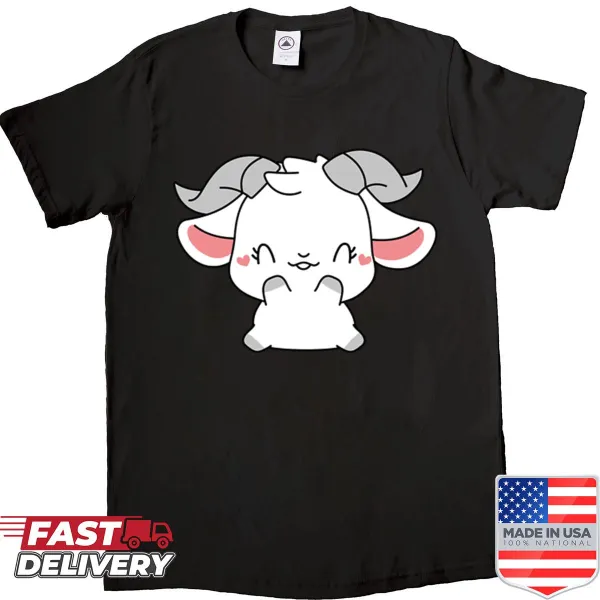 Kawaii art design featuring cute characters on a shirt.