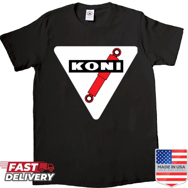 Oversized shirt featuring Koni Shock Absorber branding