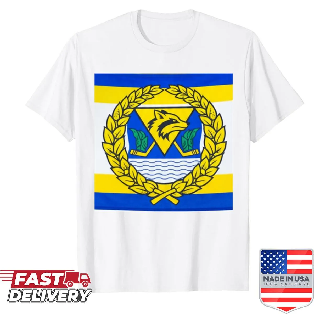Fan merch shirt for Lausitzer Füchse ice sports team