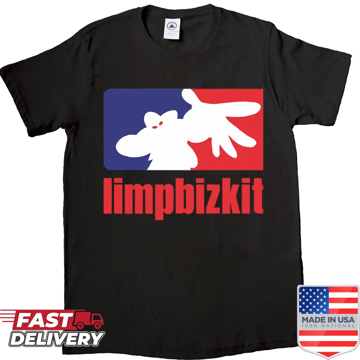 Limp Bizkit band graphic oversized T-shirt