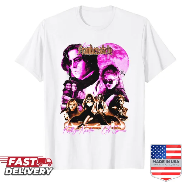 Retro 90s shirt featuring Lisa Frankenstein graphic