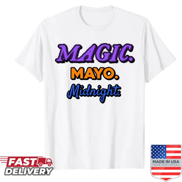 Cartoon Halloween T-shirt featuring Magic Mayo graphic