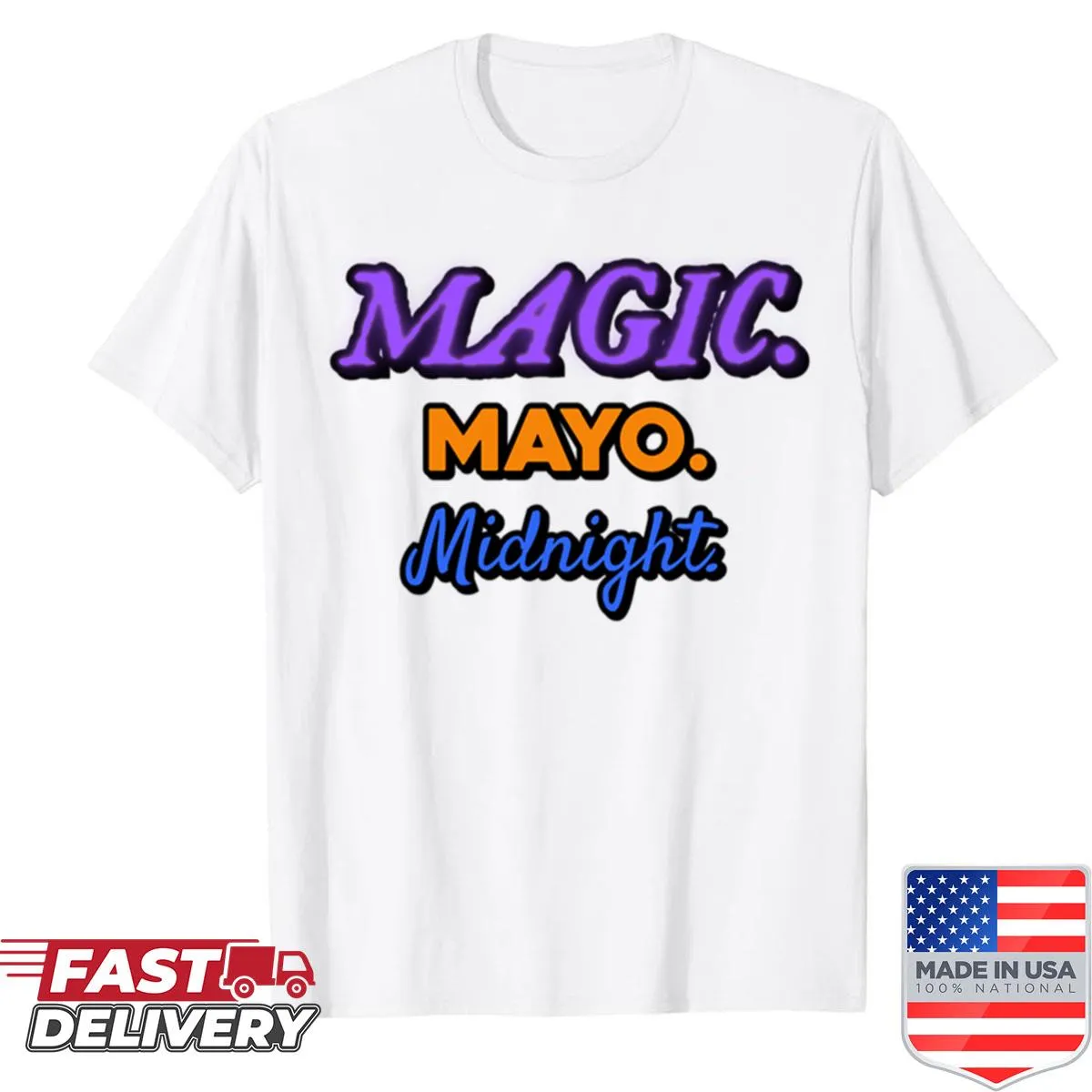 Cartoon Halloween T-shirt featuring Magic Mayo graphic