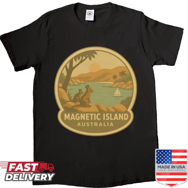 Illustrative shirt featuring Magnetic Island Queensland