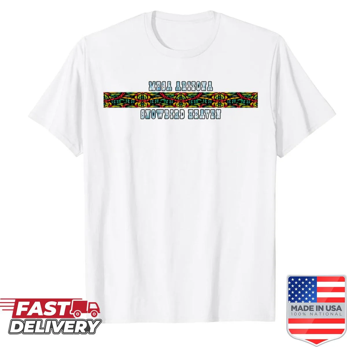Graphic shirt celebrating Mesa, Arizona