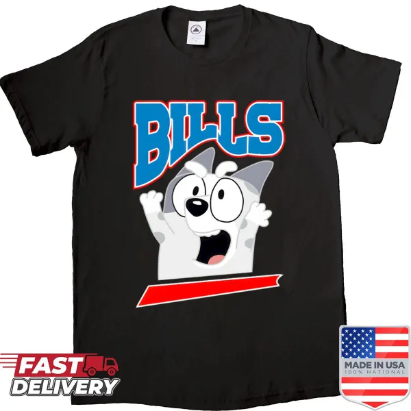 Cute cartoon dog Muffin in Bluey Bills fan art