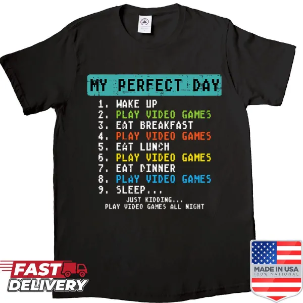 Funny gamer shirt about playing video games