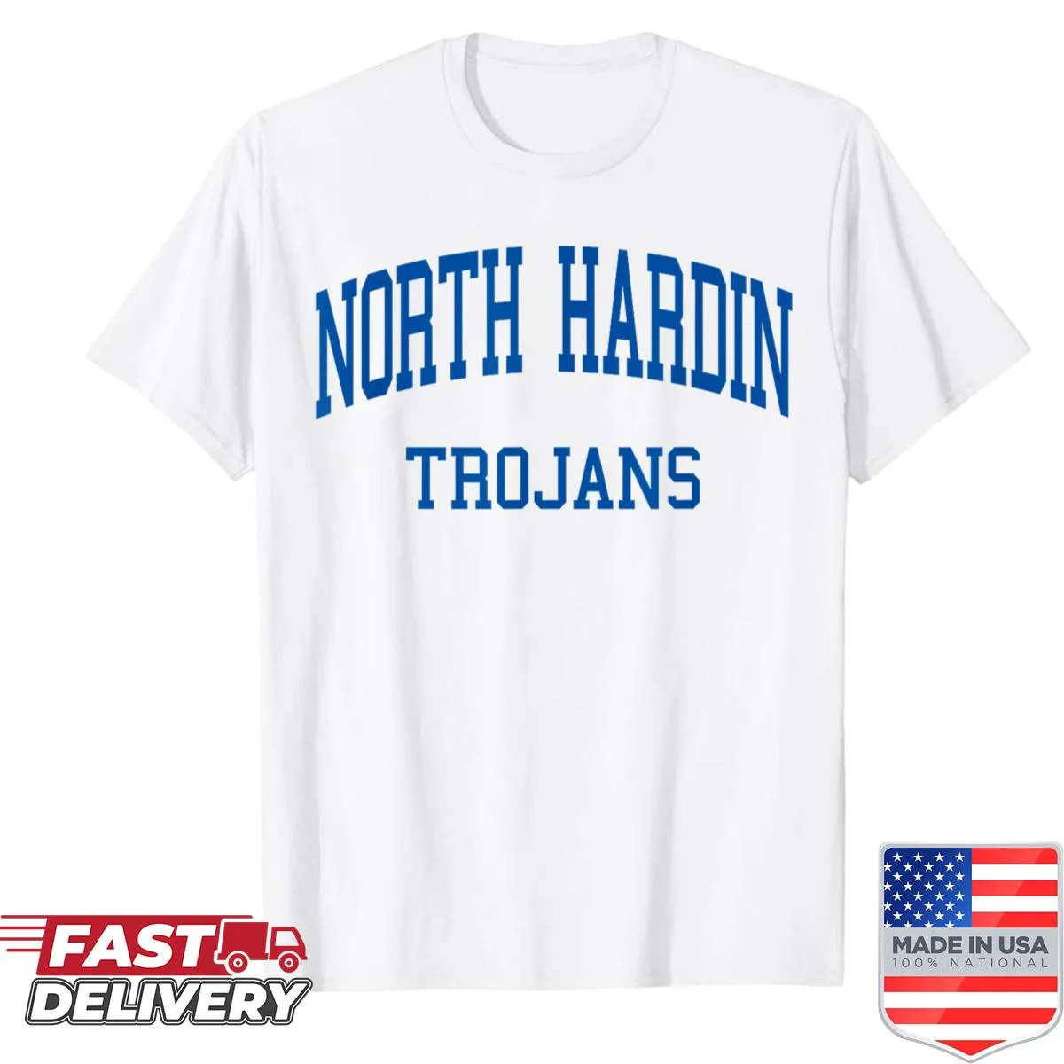 Retro North Hardin High School shirt with classic design