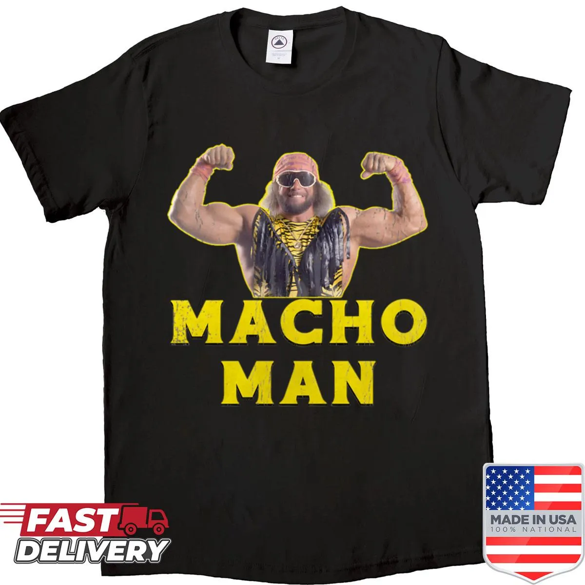 Wrestler fan art shirt featuring the phrase 'Ooooh Yeah'