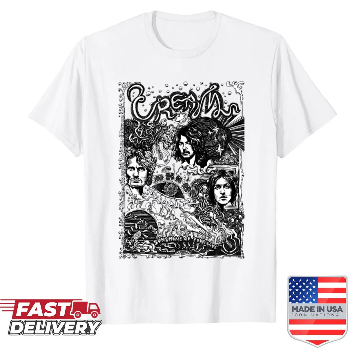 Vintage distressed oversized shirt featuring Palaye Royale graphic