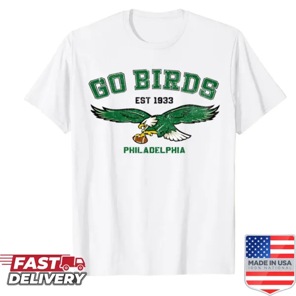 Vintage Eagles shirt celebrating Philadelphia football history