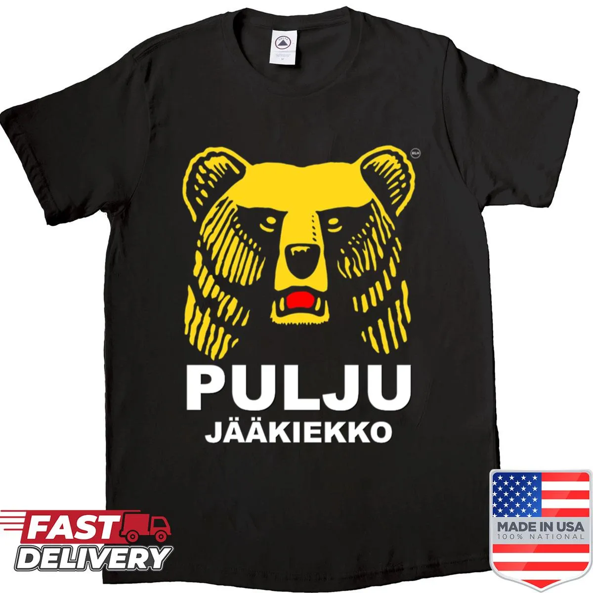 Hockey shirt featuring a bold Pulju emblem