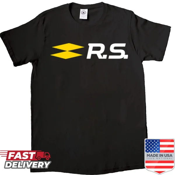 Bold T-shirt featuring the Renault Sport RS logo