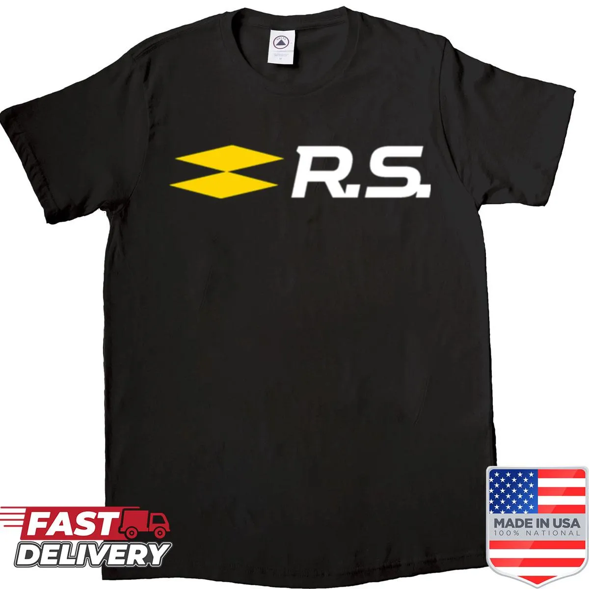Bold T-shirt featuring the Renault Sport RS logo