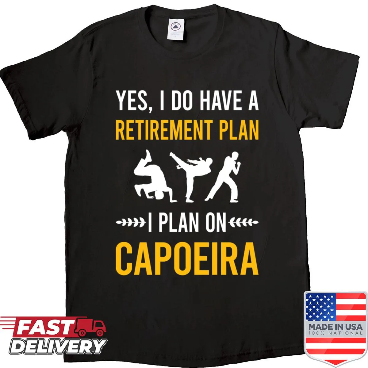 Funny canyoning retirement plan shirt with playful text