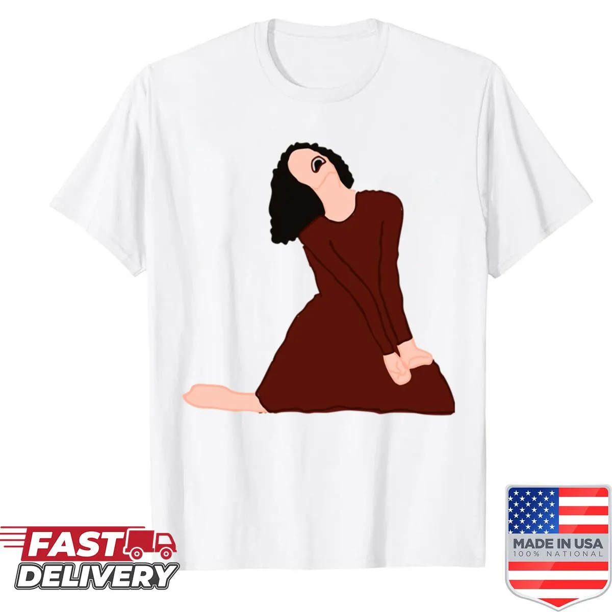 Humorous 'Save Me' graphic on a casual t-shirt