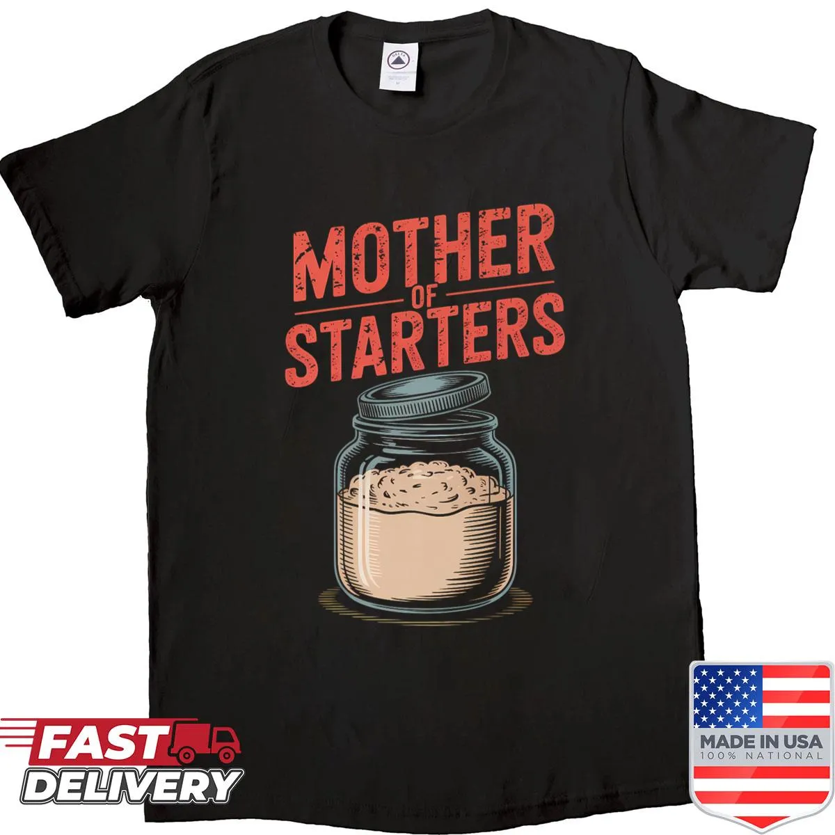 Sourdough starter design for bread bakers shirt
