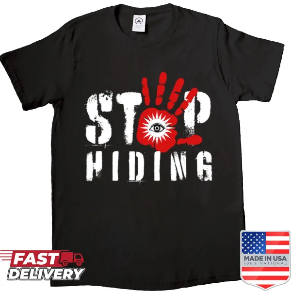 Humorous text shirt encouraging authenticity