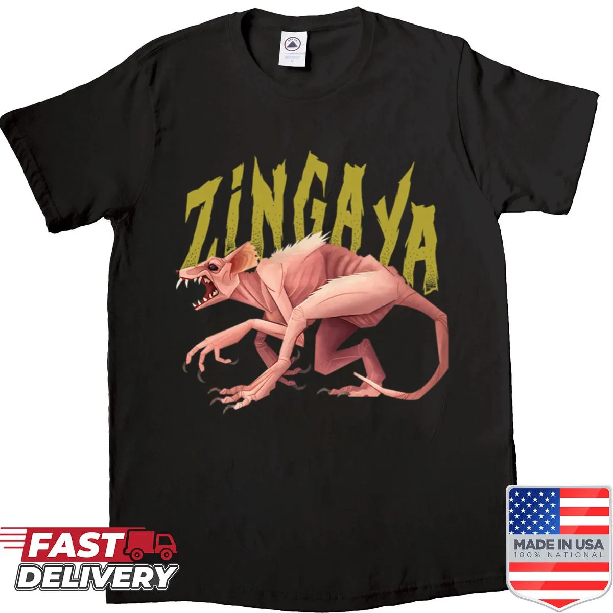 Illustration of a Sumatran Rat Monkey on a t-shirt