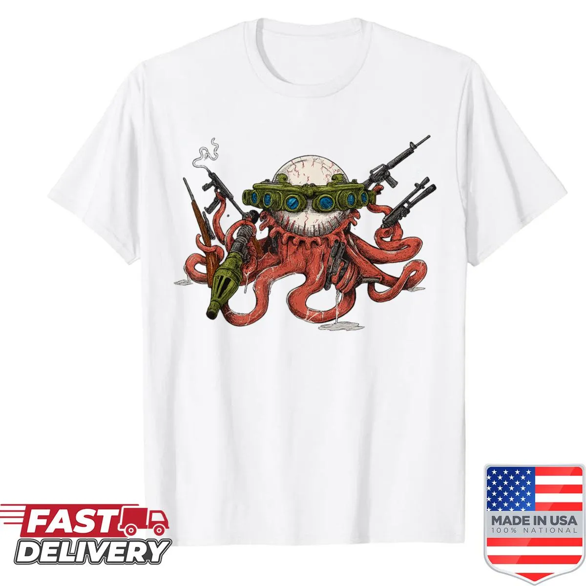 Intricate illustration of Tactocellus Octopus Monster for gamers