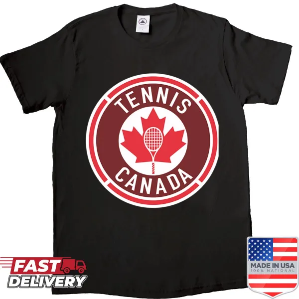 Tennis Canada logo design on a sporty T-shirt.