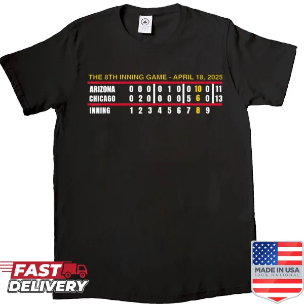 Commemorative baseball shirt with date and slogan