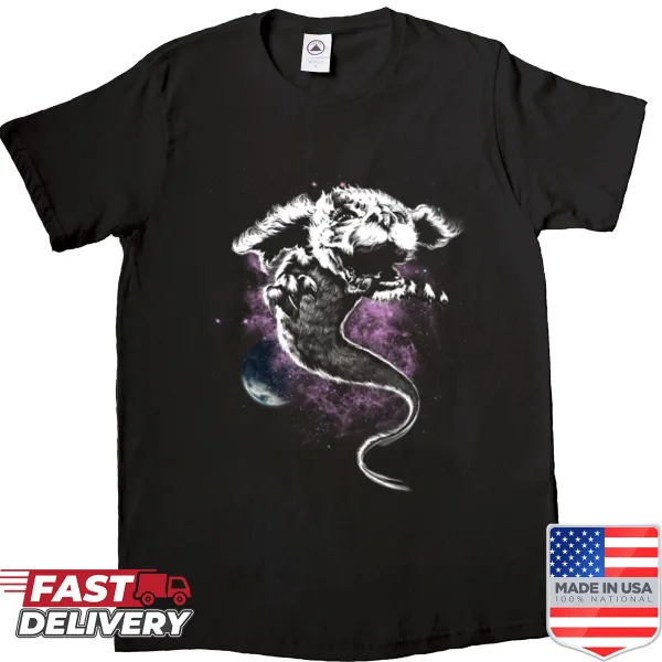 Illustrative shirt celebrating cosmic storytelling
