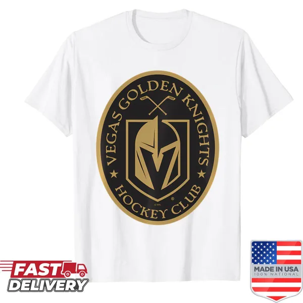 Officially licensed Vegas Golden Knights logo shirt