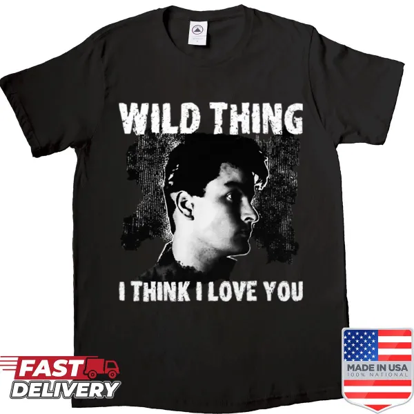 Whimsical shirt referencing Major League baseball and classic film