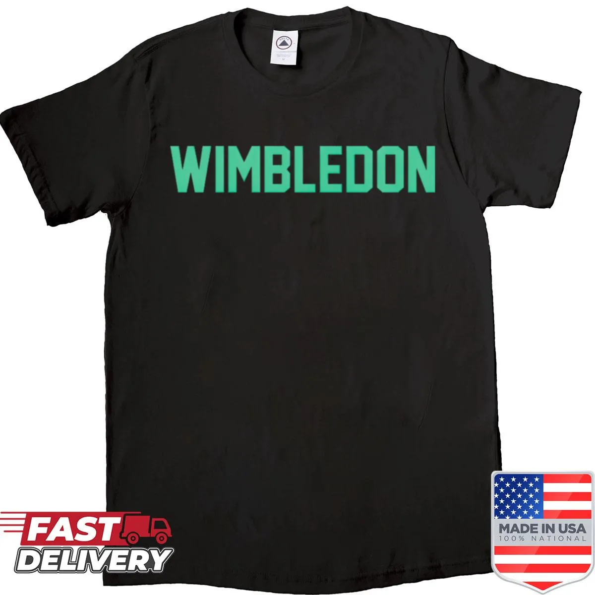 Wimbledon Lawn Tennis Championship themed oversized shirt