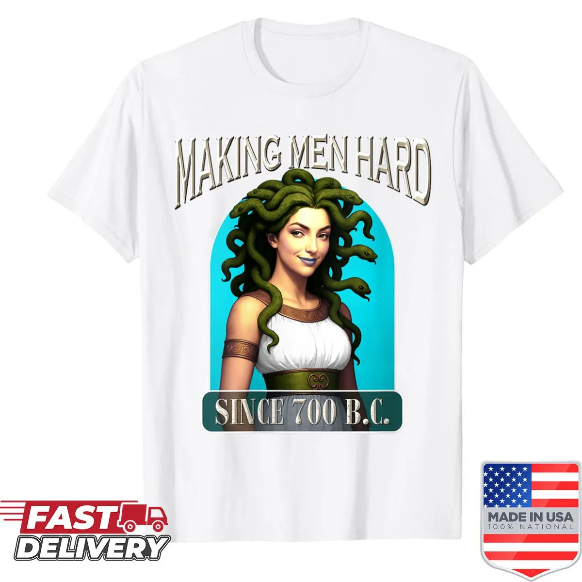 Humorous shirt for women celebrating mythology with a unique phrase.