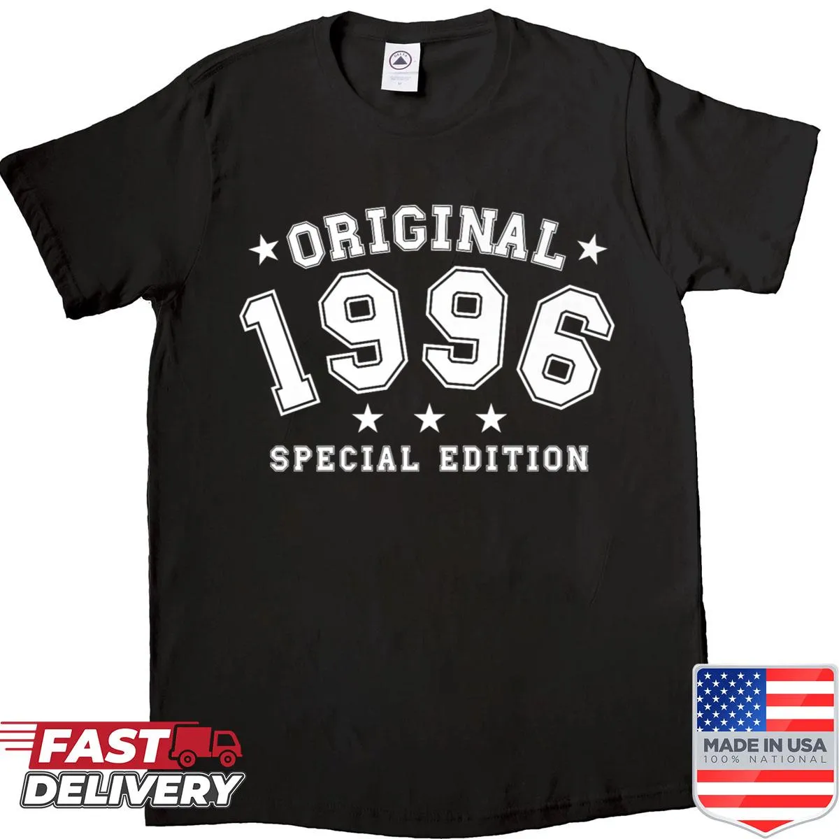 1996 year of birth vintage birthday design t-shirt