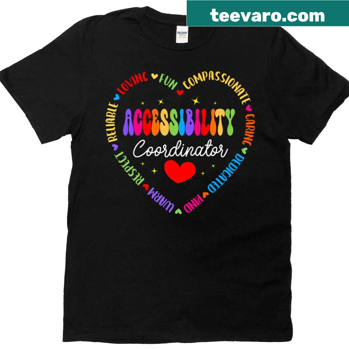 T-shirt for accessibility coordinators and special education teachers — on a men's t-shirt