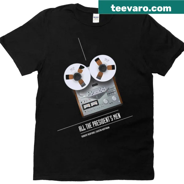 Alternative movie poster graphic for All The Presidents Men T-shirt