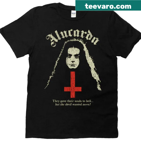 Vintage T-shirt featuring graphic inspired by Alucarda 1977