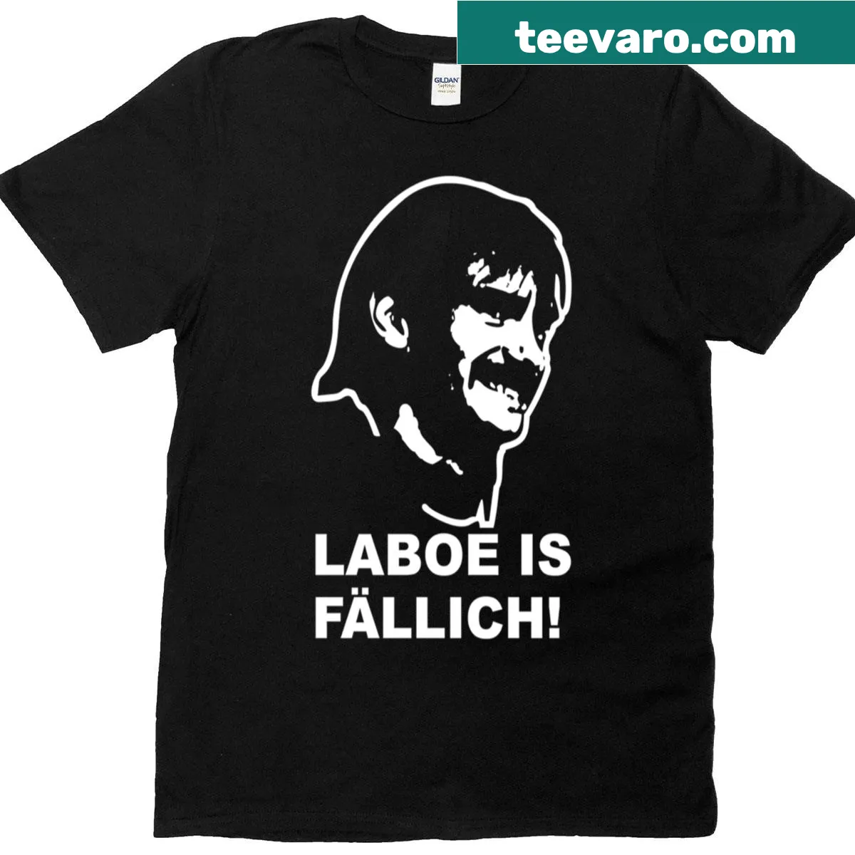 Sarcastic t-shirt with the phrase Laboe Is Wrong for humor lovers — on a men's t-shirt