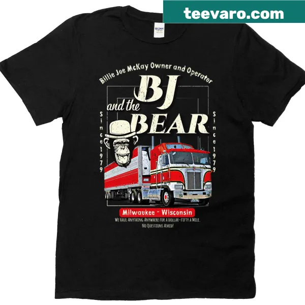 Illustration t-shirt showcasing Bj And The Bear Trucking Company
