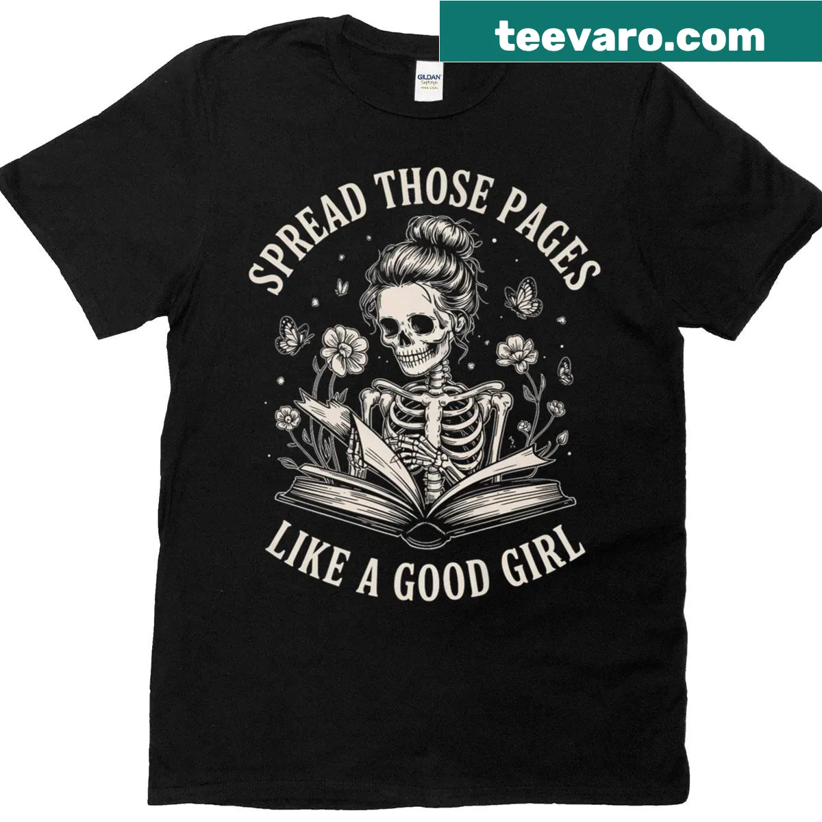 Groovy Book Lover shirt contrasting reading books and emails. — on a men's t-shirt