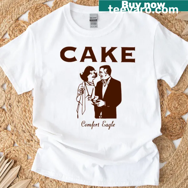 Illustration representing the band Cake on a T-shirt.