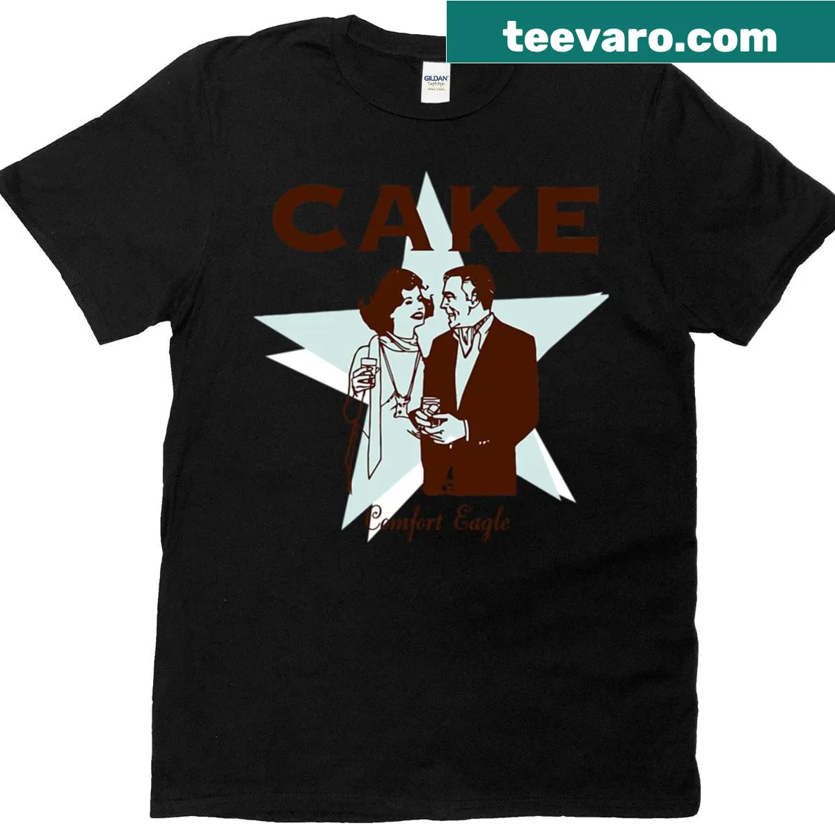 Eagle graphic illustration on a T-shirt — on a men's t-shirt
