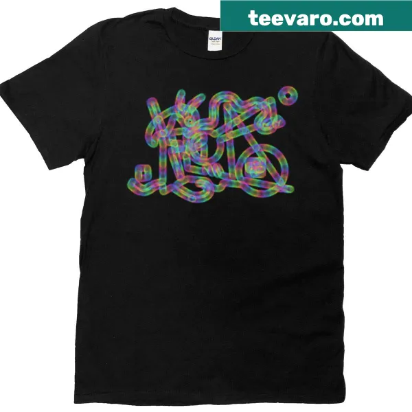 Abstract computer art design t-shirt